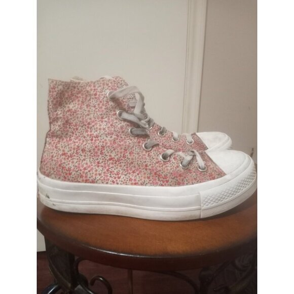 Converse Shoes - Converse All Star Lift Platform Trainers Womens Size 7 Ditsy Floral Shoes